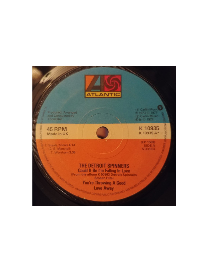 Detroit Spinners [Spinners] – Vinyl 7", 45 RPM, EP [product.brand] 1 - Shop I'm Jukebox 