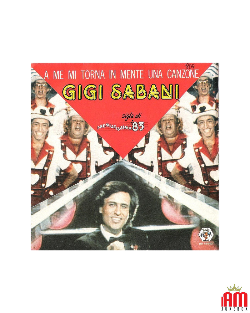 A Me Mi Torna In Mente Una Canzone [Gigi Sabani] - Vinyl 7", 45 RPM [product.brand] 1 - Shop I'm Jukebox 