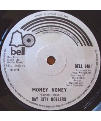 Money Honey [Bay City Rollers] - Vinyl 7", 45 RPM, Single [product.brand] 1 - Shop I'm Jukebox 