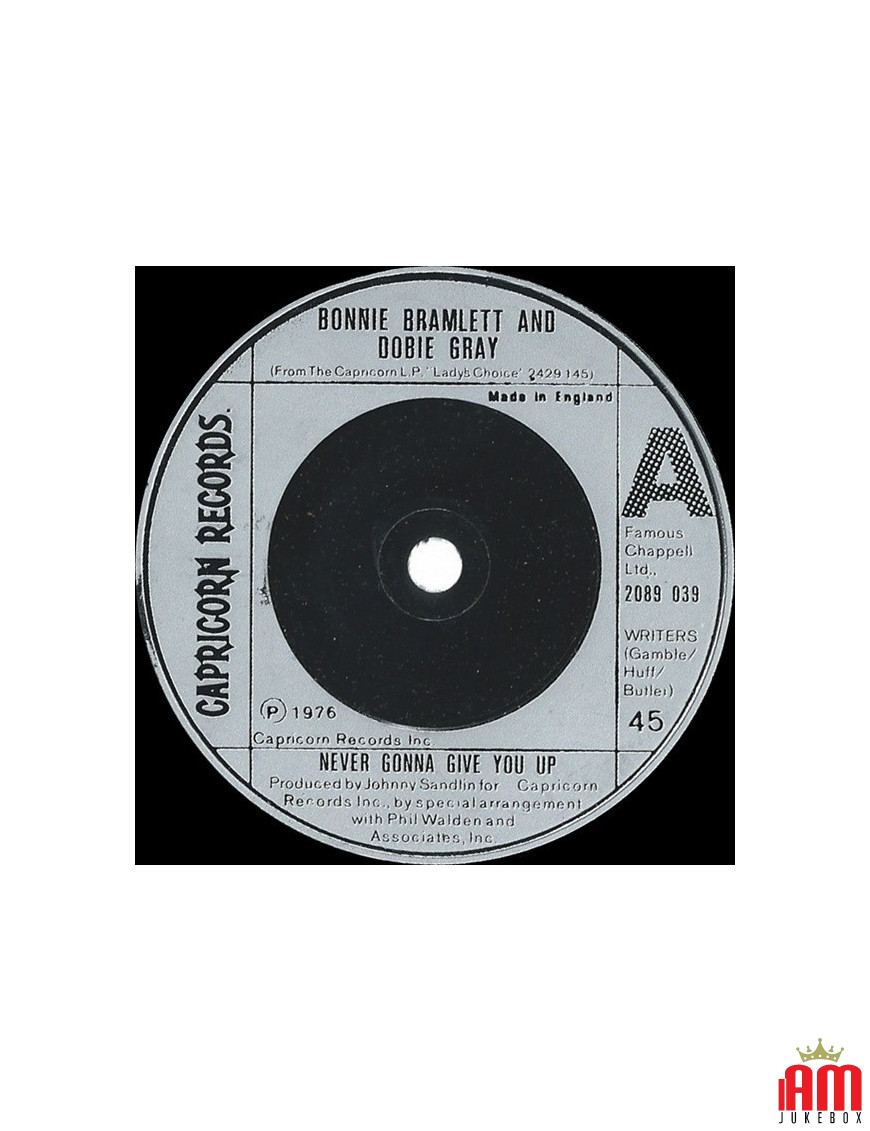 Never Gonna Give You Up [Bonnie Bramlett,...] - Vinyl 7", 45 RPM