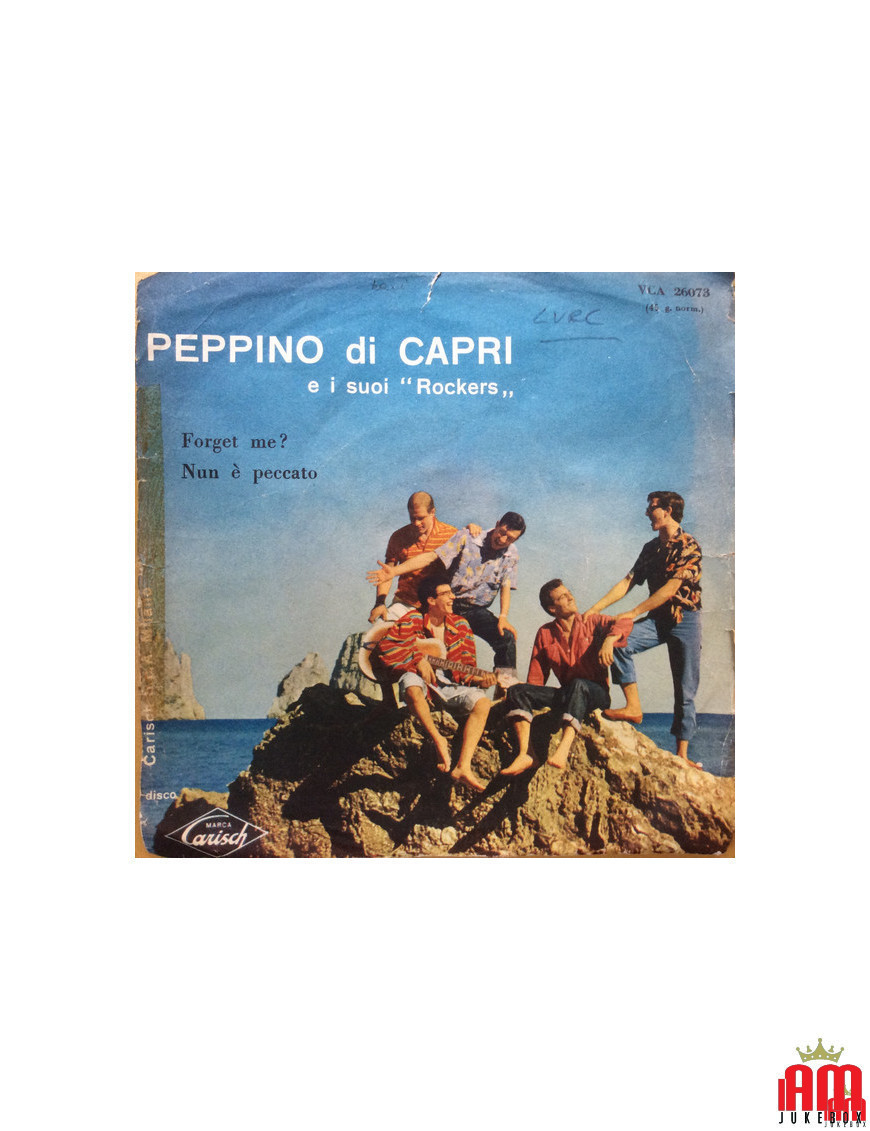 Vergiss mich? It's Not a Sin [Peppino Di Capri EI Suoi Rockers] – Vinyl 7", 45 RPM [product.brand] 1 - Shop I'm Jukebox 