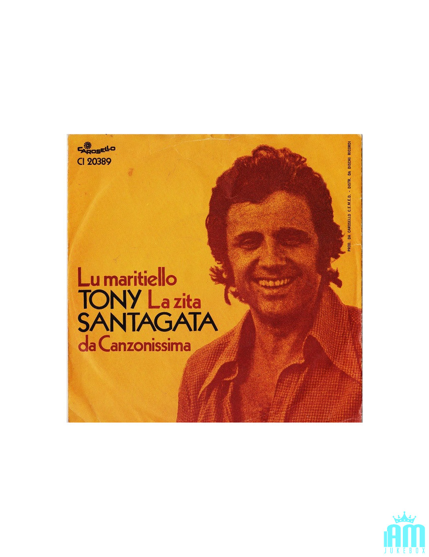 Lu Maritiello La Zita [Tony Santagata] - Vinyl 7", 45 RPM, Stereo [product.brand] 1 - Shop I'm Jukebox 