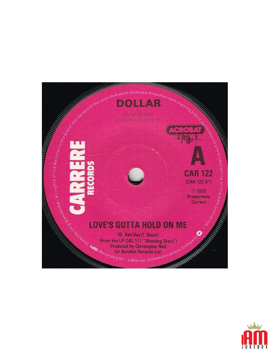 L'amour doit s'accrocher à moi [Dollar] - Vinyl 7", 45 RPM, Single [product.brand] 1 - Shop I'm Jukebox 