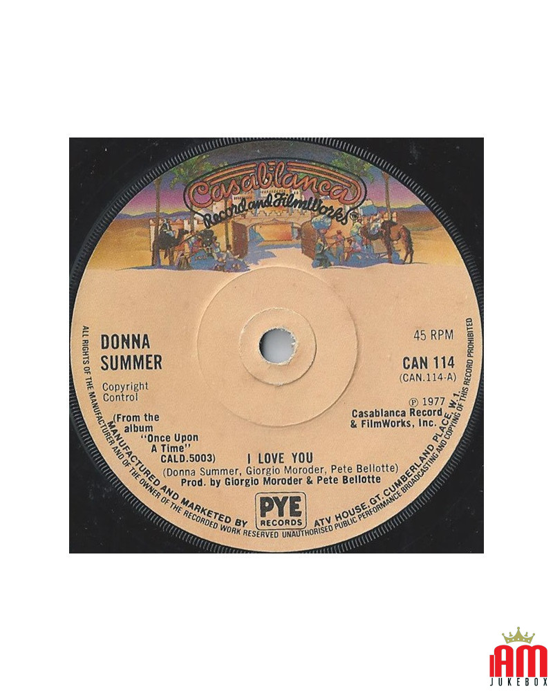 I Love You [Donna Summer] - Vinyl 7", 45 RPM, Single [product.brand] 1 - Shop I'm Jukebox 