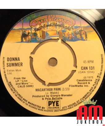 MacArthur Park [Donna Summer] – Vinyl 7", 45 RPM, Single [product.brand] 1 - Shop I'm Jukebox 