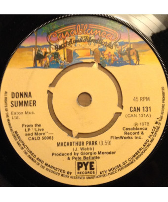 MacArthur Park [Donna Summer] – Vinyl 7", 45 RPM, Single [product.brand] 1 - Shop I'm Jukebox 