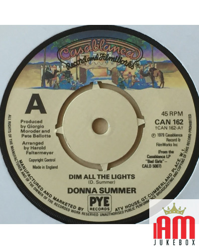 Dim All The Lights [Donna Summer] - Vinyl 7", 45 RPM, Single [product.brand] 1 - Shop I'm Jukebox 