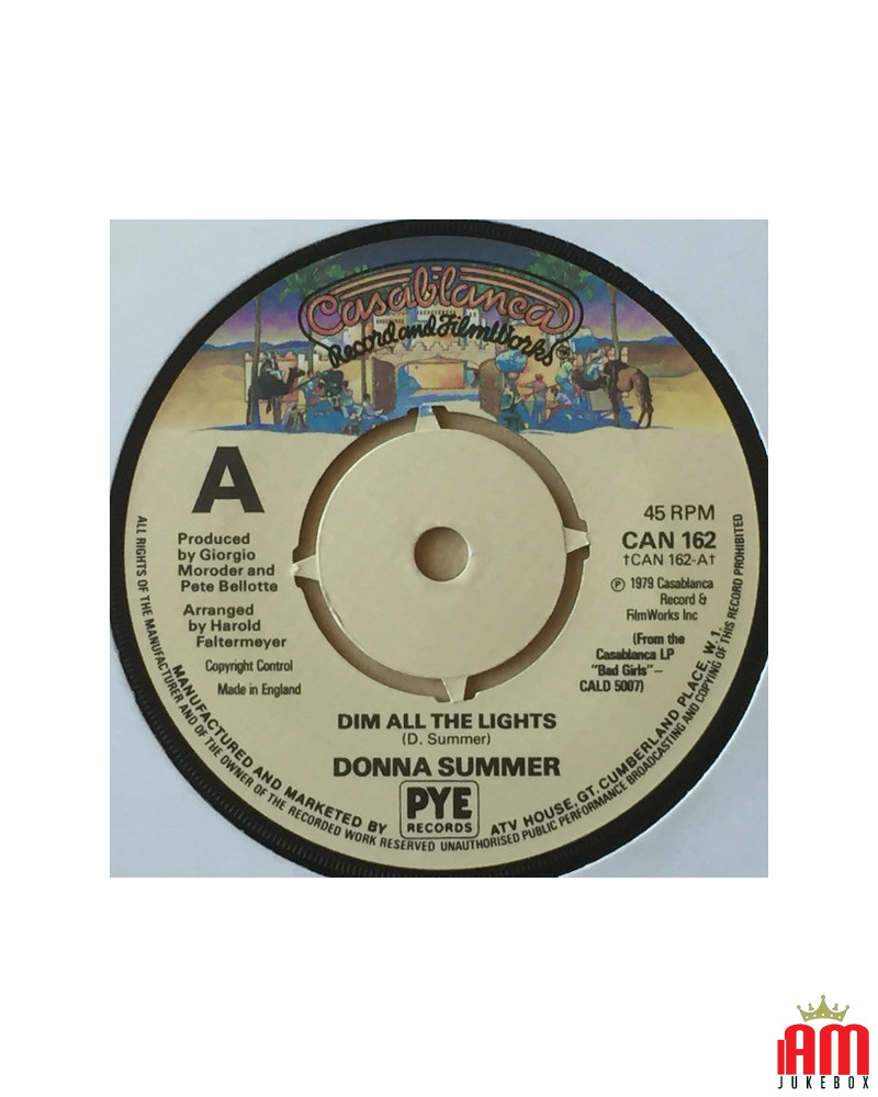 Dim All The Lights [Donna Summer] - Vinyl 7", 45 RPM, Single [product.brand] 1 - Shop I'm Jukebox 