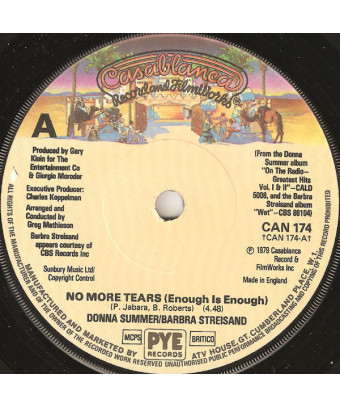 No More Tears (Enough Is Enough) [Donna Summer,...] - Vinyl 7", 45 RPM, Single [product.brand] 1 - Shop I'm Jukebox 