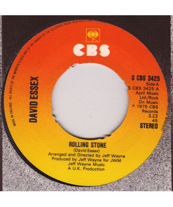 Rolling Stone [David Essex] - Vinyle 7", Single, 45 tours [product.brand] 1 - Shop I'm Jukebox 