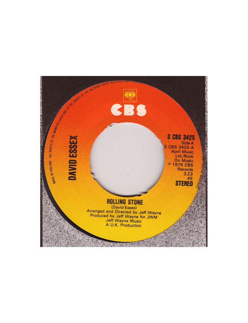 Rolling Stone [David Essex] - Vinyl 7", Single, 45 RPM [product.brand] 1 - Shop I'm Jukebox 