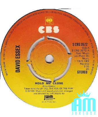 Hold Me Close [David Essex] - Vinyle 7", 45 tours, Single [product.brand] 1 - Shop I'm Jukebox 
