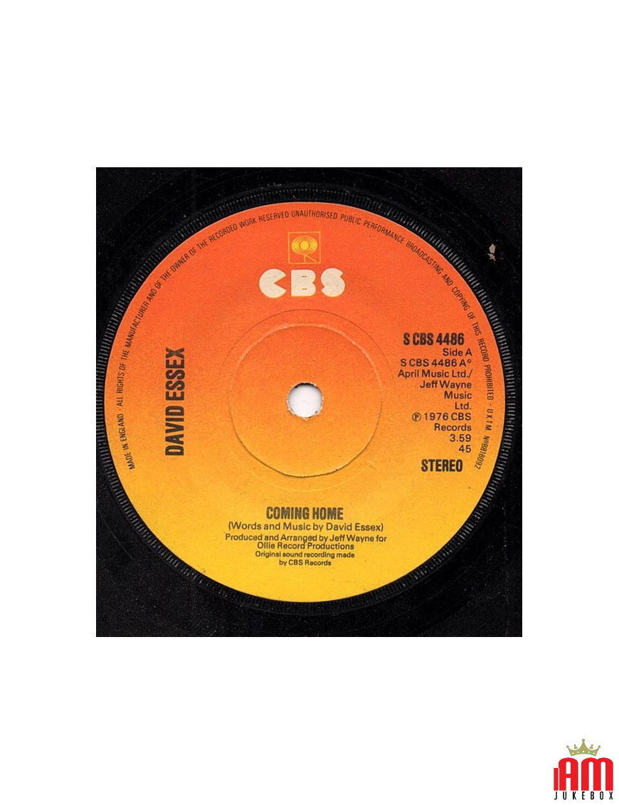 Coming Home [David Essex] – Vinyl-Single, 7", 45 RPM [product.brand] 1 - Shop I'm Jukebox 