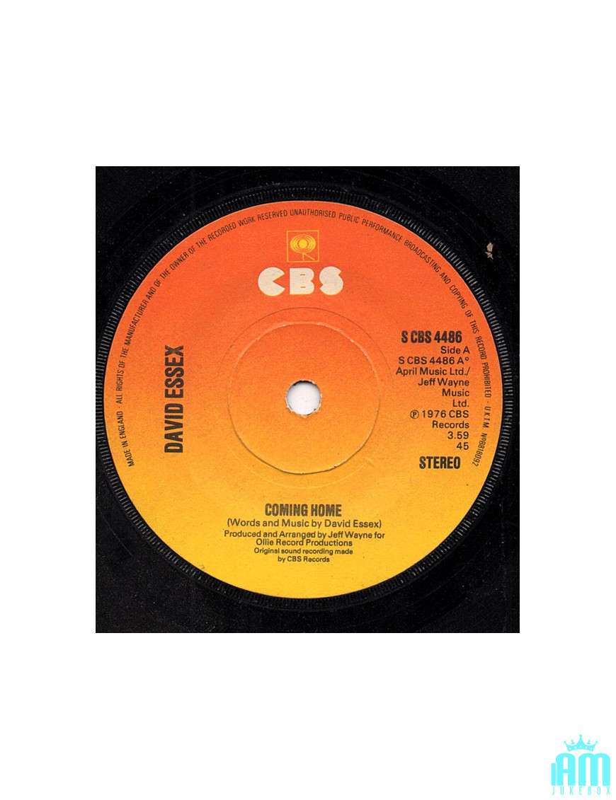 Coming Home [David Essex] - Vinyle simple, 7", 45 tours [product.brand] 1 - Shop I'm Jukebox 