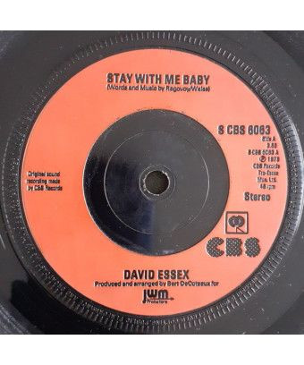 Stay With Me Baby [David Essex] – Vinyl 7", 45 RPM, Repress [product.brand] 1 - Shop I'm Jukebox 