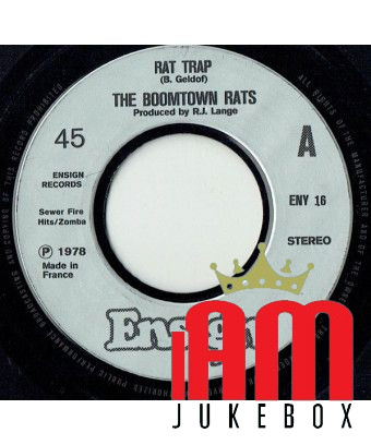 Rat Trap [The Boomtown Rats] – Vinyl 7", 45 RPM, Single, Stereo [product.brand] 1 - Shop I'm Jukebox 