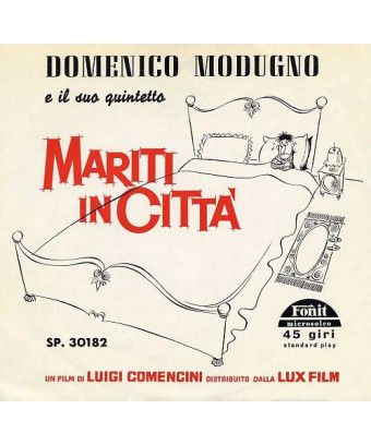 Mariti In Città [Domenico Modugno E Il Suo Quintetto] - Vinyl 7", 45 RPM [product.brand] 1 - Shop I'm Jukebox 