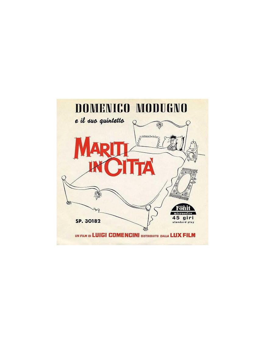 Husbands In The City [Domenico Modugno E Il Suo Quintetto] – Vinyl 7", 45 RPM [product.brand] 1 - Shop I'm Jukebox 