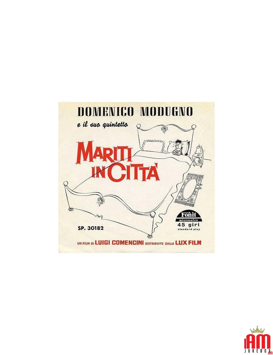 Mariti In Città [Domenico Modugno E Il Suo Quintetto] - Vinyl 7", 45 RPM [product.brand] 1 - Shop I'm Jukebox 