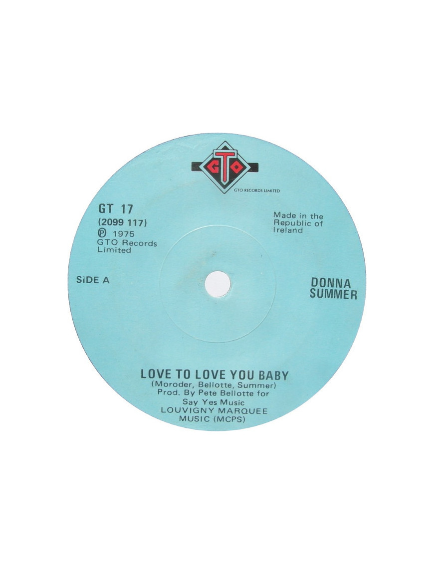 Love To Love You Baby [Donna Summer] - Vinyle 7", Single, 45 tours [product.brand] 1 - Shop I'm Jukebox 