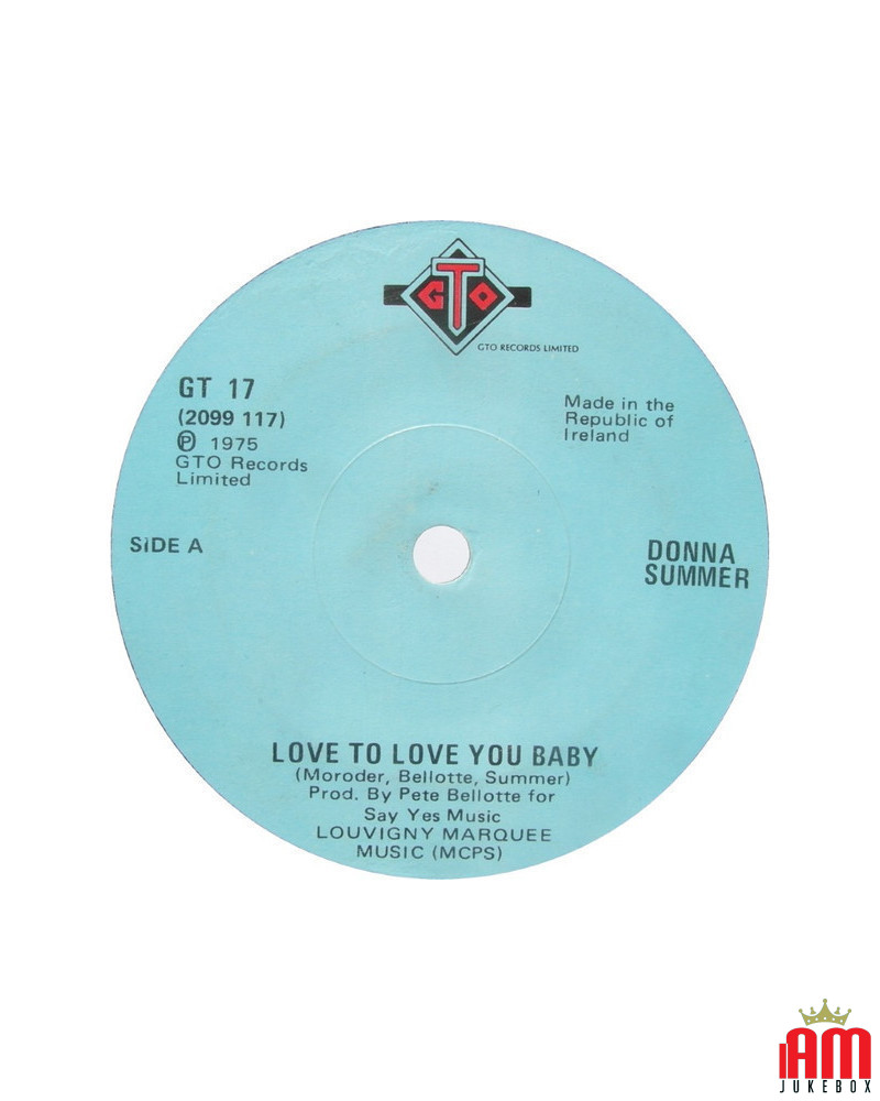 Love To Love You Baby [Donna Summer] - Vinyl 7", Single, 45 RPM [product.brand] 1 - Shop I'm Jukebox 