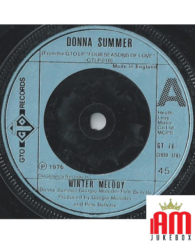 Winter Melody [Donna Summer] - Vinyl 7", 45 RPM [product.brand] 1 - Shop I'm Jukebox 