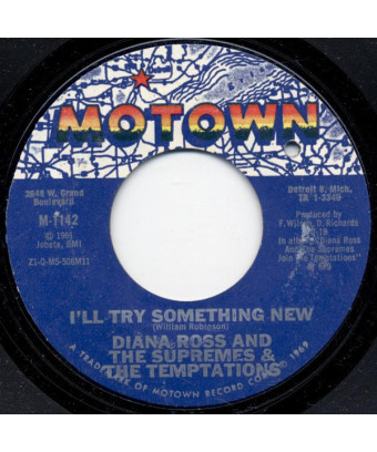 I'll Try Something New   The Way You Do The Things You Do [The Supremes,...] - Vinyl 7", 45 RPM