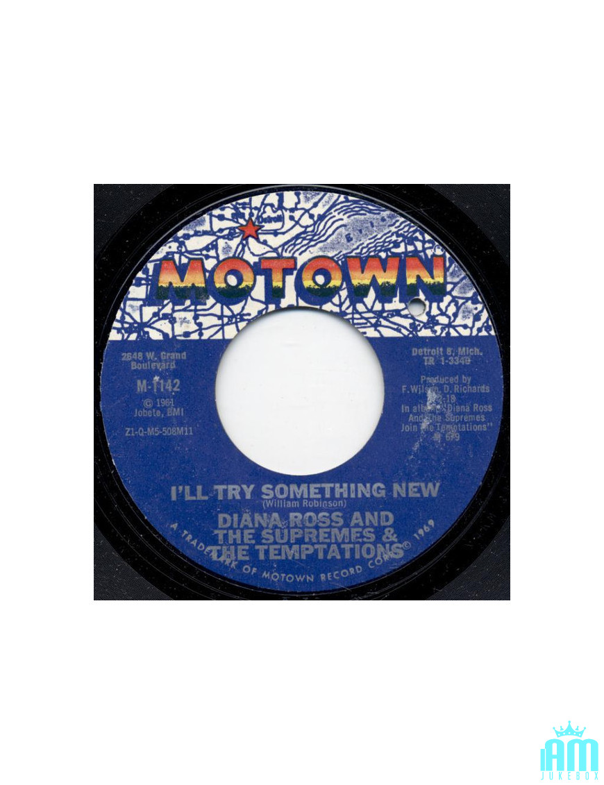 I'll Try Something New   The Way You Do The Things You Do [The Supremes,...] - Vinyl 7", 45 RPM