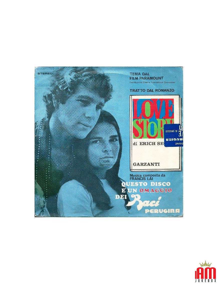 Love Story (Tema Dal Film Paramount "Love Story") [Vincenzo Tempera] - Vinyl 7", 45 RPM, Promo [product.brand] 1 - Shop I'm Juke