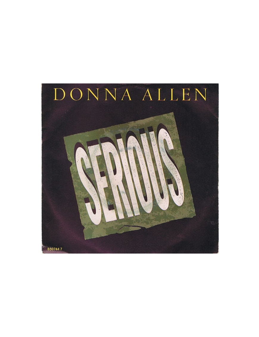Serious [Donna Allen] - Vinyl 7", 45 RPM, Single, Stéréo [product.brand] 1 - Shop I'm Jukebox 
