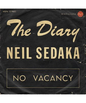 Le Journal [Neil Sedaka] - Vinyle 7", 45 TR/MIN [product.brand] 1 - Shop I'm Jukebox 