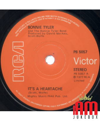 It's A Heartache [Bonnie Tyler,...] – Vinyl 7", 45 RPM, Single [product.brand] 1 - Shop I'm Jukebox 