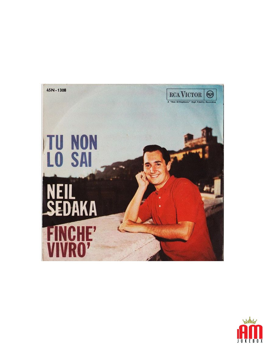 Tu Non Lo Sai Finché Vivrò [Neil Sedaka] - Vinyl 7", 45 RPM [product.brand] 1 - Shop I'm Jukebox 