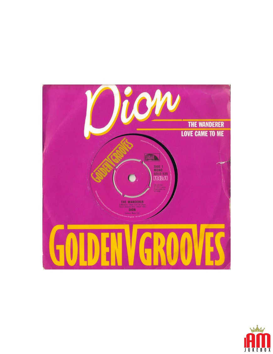 L'amour vagabond est venu à moi [Dion (3)] - Vinyl 7", 45 RPM, Single, Mono [product.brand] 1 - Shop I'm Jukebox 