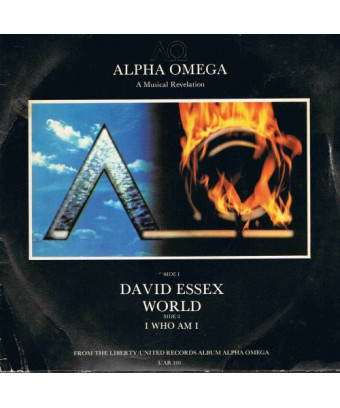 World (Alpha Omega: A Musical Revelation) [David Essex] - Vinyl 7", 45 RPM, Single, Stereo