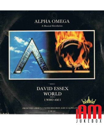 World (Alpha Omega: A Musical Revelation) [David Essex] - Vinyle 7", 45 tours, Single, Stéréo [product.brand] 1 - Shop I'm Jukeb