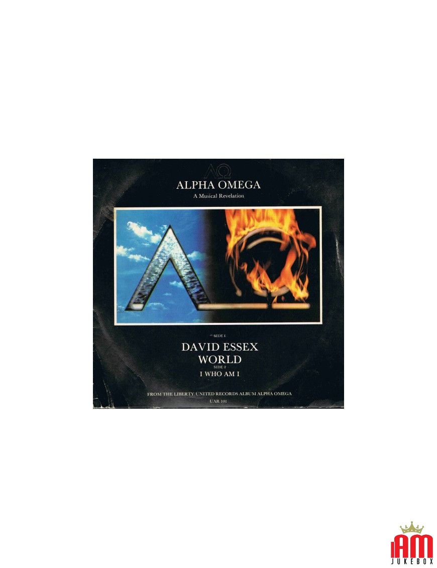 World (Alpha Omega: A Musical Revelation) [David Essex] – Vinyl 7", 45 RPM, Single, Stereo [product.brand] 1 - Shop I'm Jukebox 