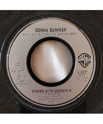 Dinner With Gershwin [Donna Summer] - Vinyl 7", 45 RPM, Single, Stéréo