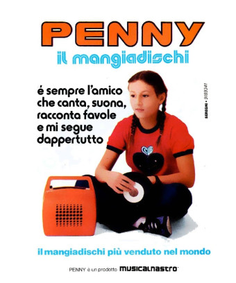 Penny mangiadischi rosso