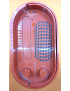 Stereotto Baby RCA lettore stereo 8 Arancione Corrente/Batterie (Funzionante)  come in foto