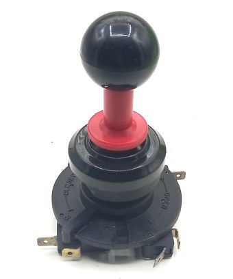 Joystick Lever For Red Head Arcade Cabinets Black Body Joystick with 4 Microswitches [product.brand] 1 - Shop I'm Jukebox 