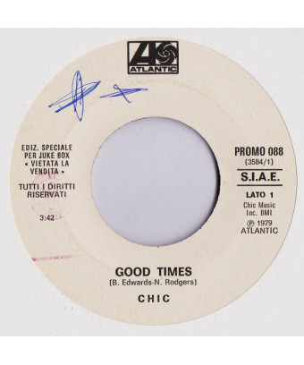 Good Times   "L" [Chic,...] - Vinyl 7", 45 RPM, Jukebox