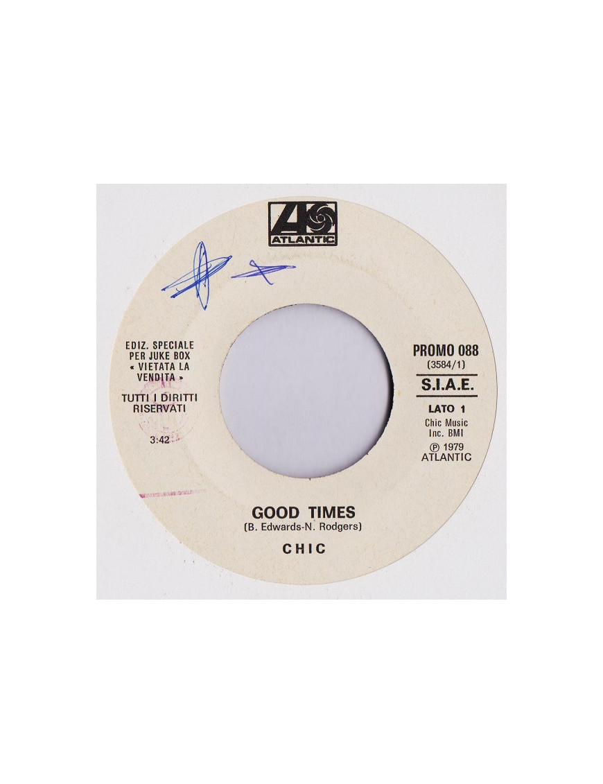 Good Times   "L" [Chic,...] - Vinyl 7", 45 RPM, Jukebox