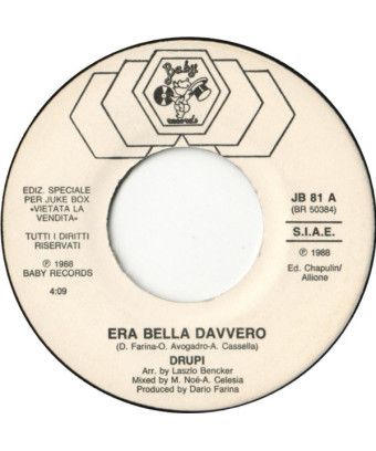 Era Bella Davvero Sarà Per Te [Drupi (2),...] - Vinyl 7", 45 RPM, Jukebox [product.brand] 1 - Shop I'm Jukebox 