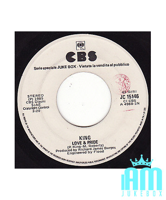 L'amour et la fierté sont trop pour moi [King,...] - Vinyl 7", 45 RPM, Jukebox [product.brand] 1 - Shop I'm Jukebox 