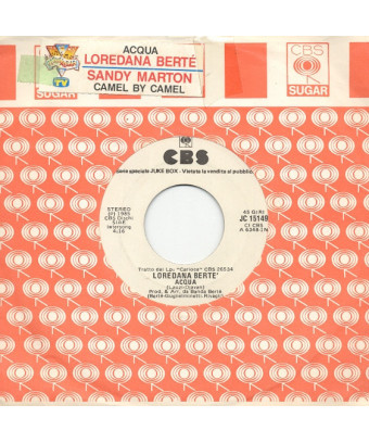 Acqua Camel By Camel [Loredana Bertè,...] - Vinyl 7", 45 RPM, Jukebox [product.brand] 1 - Shop I'm Jukebox 