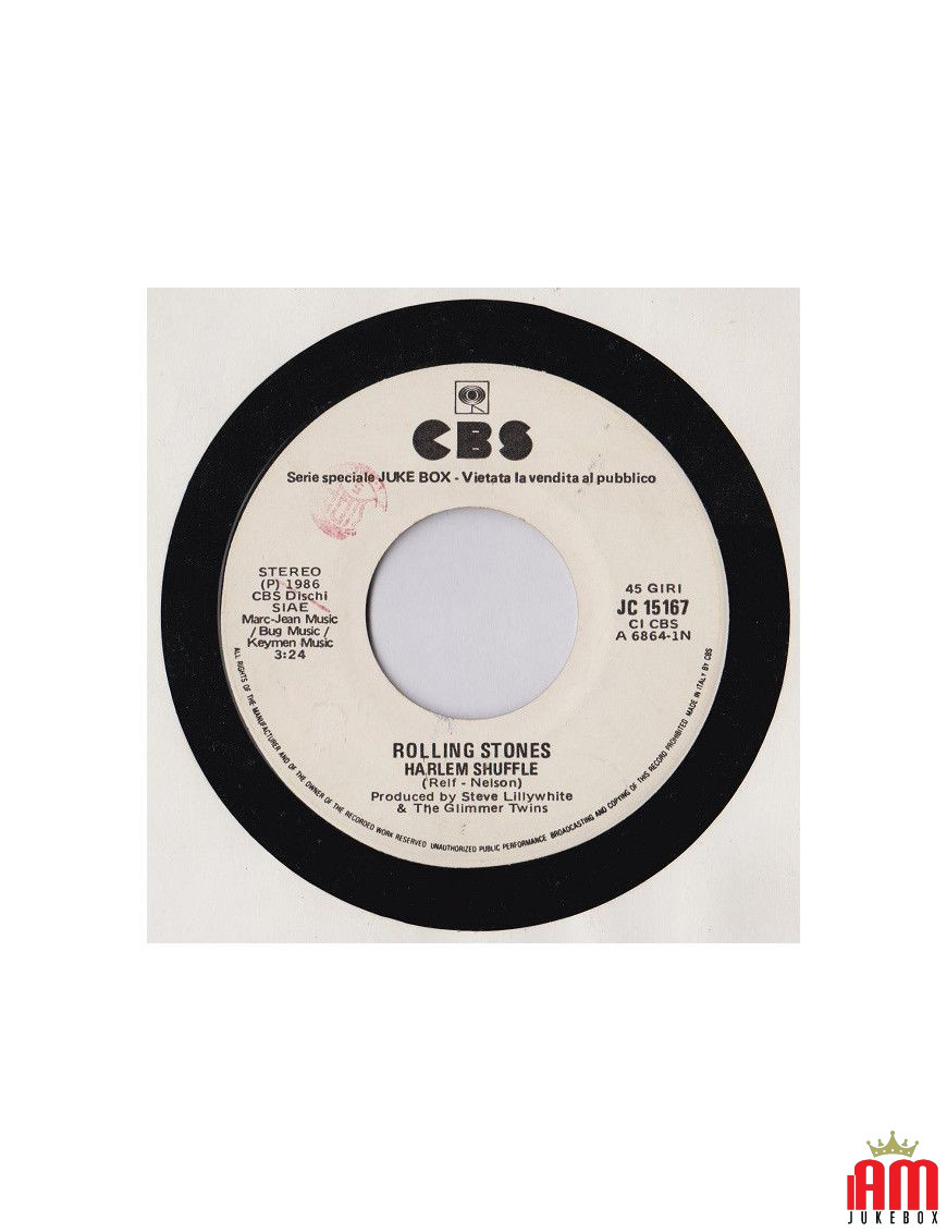 Harlem Shuffle Stay With Me [The Rolling Stones,...] - Vinyl 7", 45 RPM, Jukebox [product.brand] 1 - Shop I'm Jukebox 