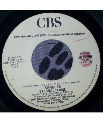 Eternal Flame Little Jackie Wants To Be A Star [Bangles,...] - Vinyl 7", 45 RPM, Jukebox [product.brand] 1 - Shop I'm Jukebox 