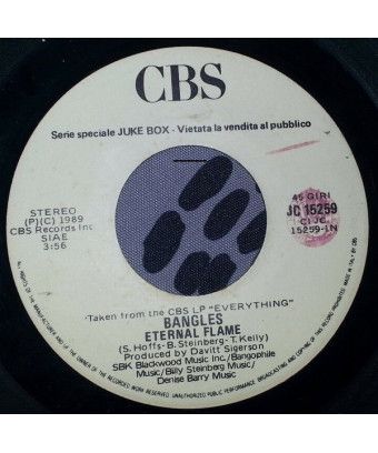 Eternal Flame Little Jackie Wants To Be A Star [Bangles,...] - Vinyle 7", 45 RPM, Jukebox [product.brand] 1 - Shop I'm Jukebox 