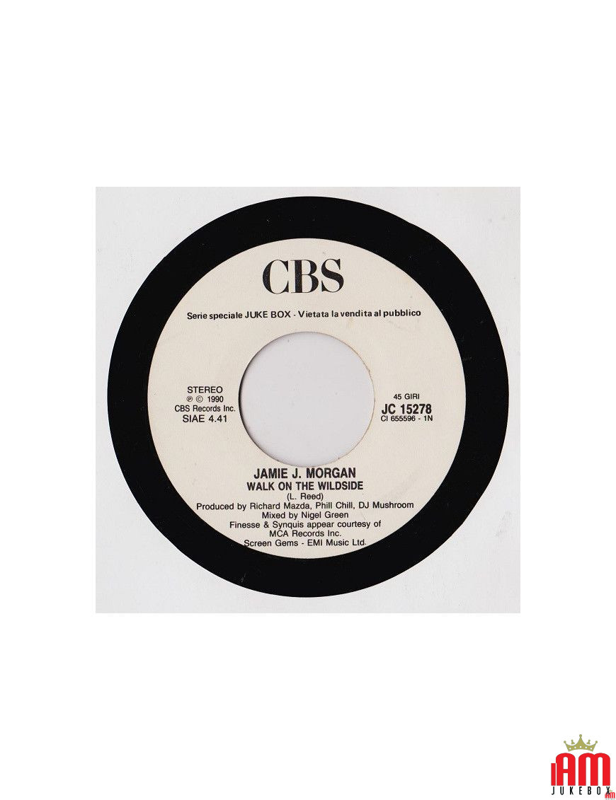 Walk On The Wild Side Cruising For Bruising [Jamie J. Morgan,...] - Vinyl 7", 45 RPM, Jukebox [product.brand] 1 - Shop I'm Jukeb